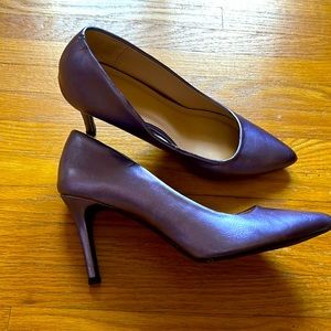 Metallic Purple Pumps